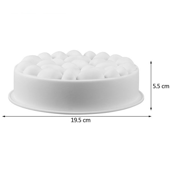 3D Bubble Round Silicone Cake Mould Chocolate Pastry Jelly Pudding Dessert