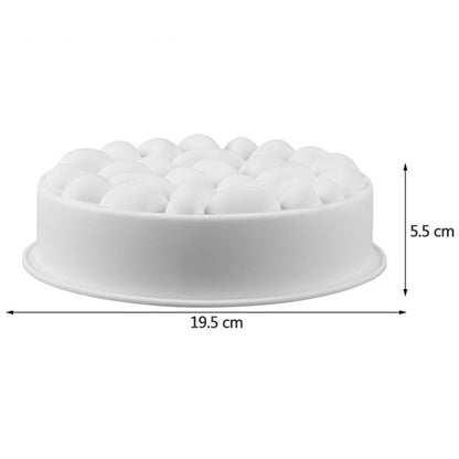3D Bubble Round Silicone Cake Mould Chocolate Pastry Jelly Pudding Dessert