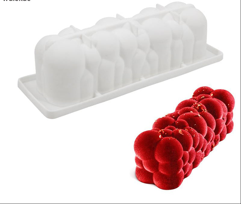3D Bubble Bar Silicone Mould Chocolate Jelly Pudding Ice Cream & Frozen Desserts