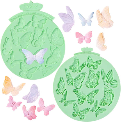 Butterfly Silicone Mould for Cake Decoration Chocolate Candy Soap Candle