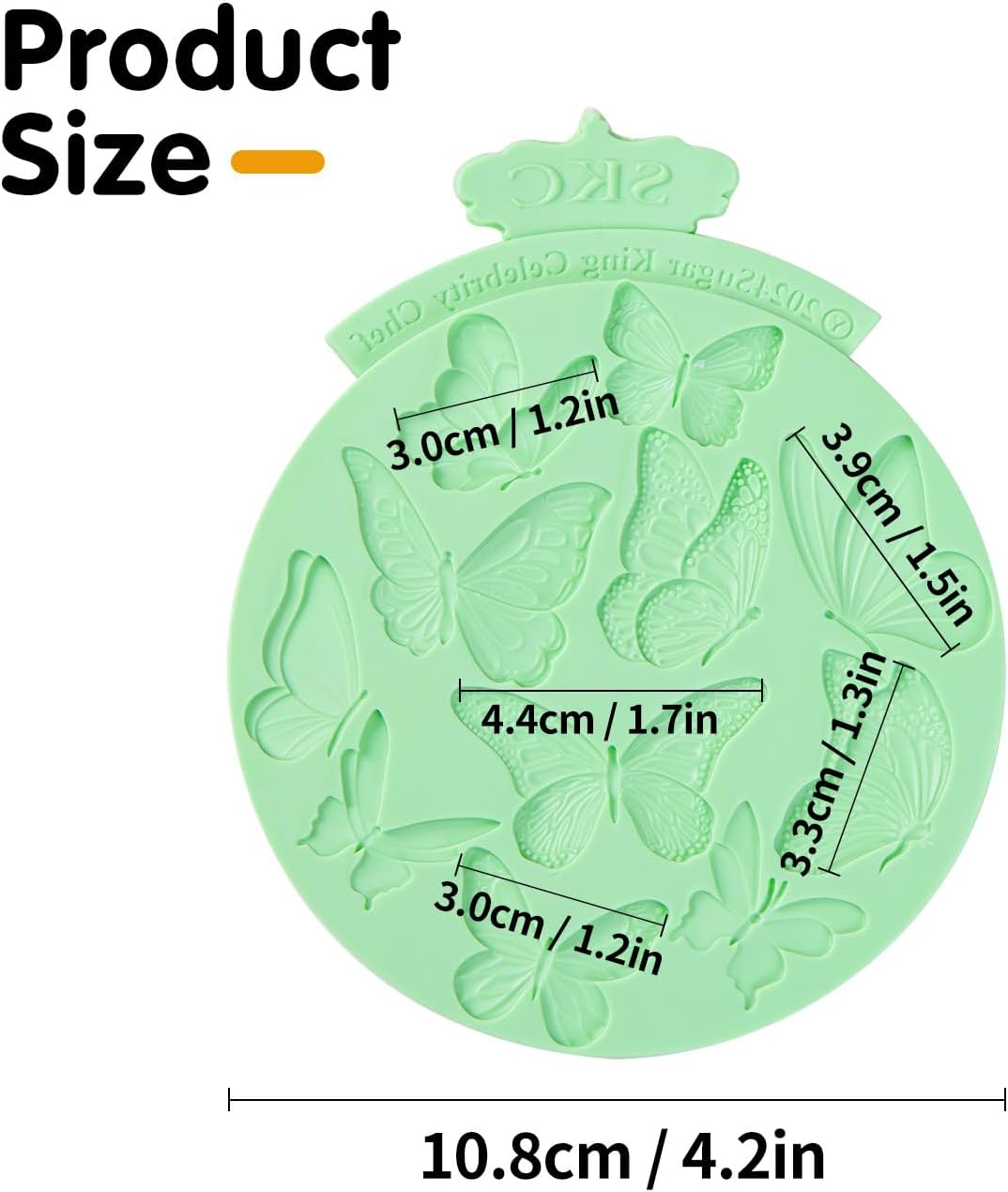 Butterfly Silicone Mould for Cake Decoration Chocolate Candy Soap Candle