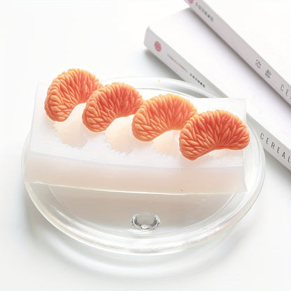 Imitation Orange Segment Silicone Baking Mould for Cake Chocolate Dessert Decoration