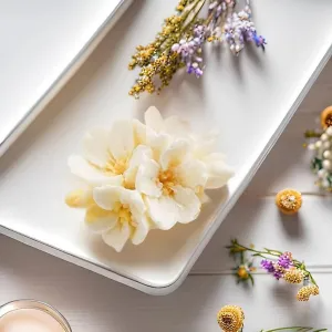 3D Cherry Blossom Flower Silicone Mould for Candle Making Soap Resin Art & DIY Crafts