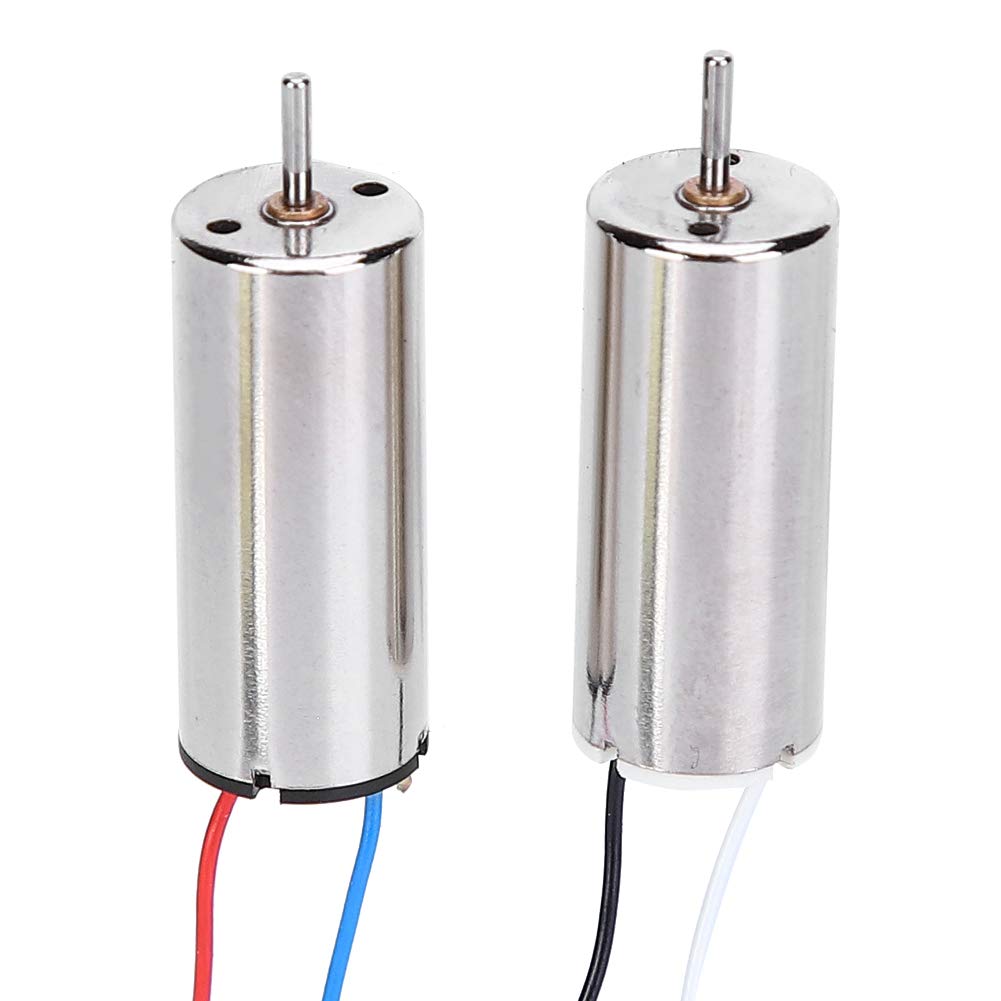 20X08mm (2Pcs) Smart Micro Coreless Motor, 8020 Motor Hollow Cup 8.5x20mm 3~5V 0.15A Quadcopter Cordless Motor Strong Power Output DIY RC Electric Motors