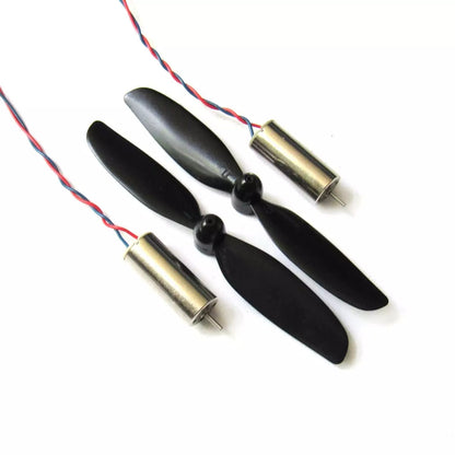 (2 Motors + 2 Propellers) DC 3.7V 716 7X16Mm Micro Coreless Motor With High-Speed Mini Propeller