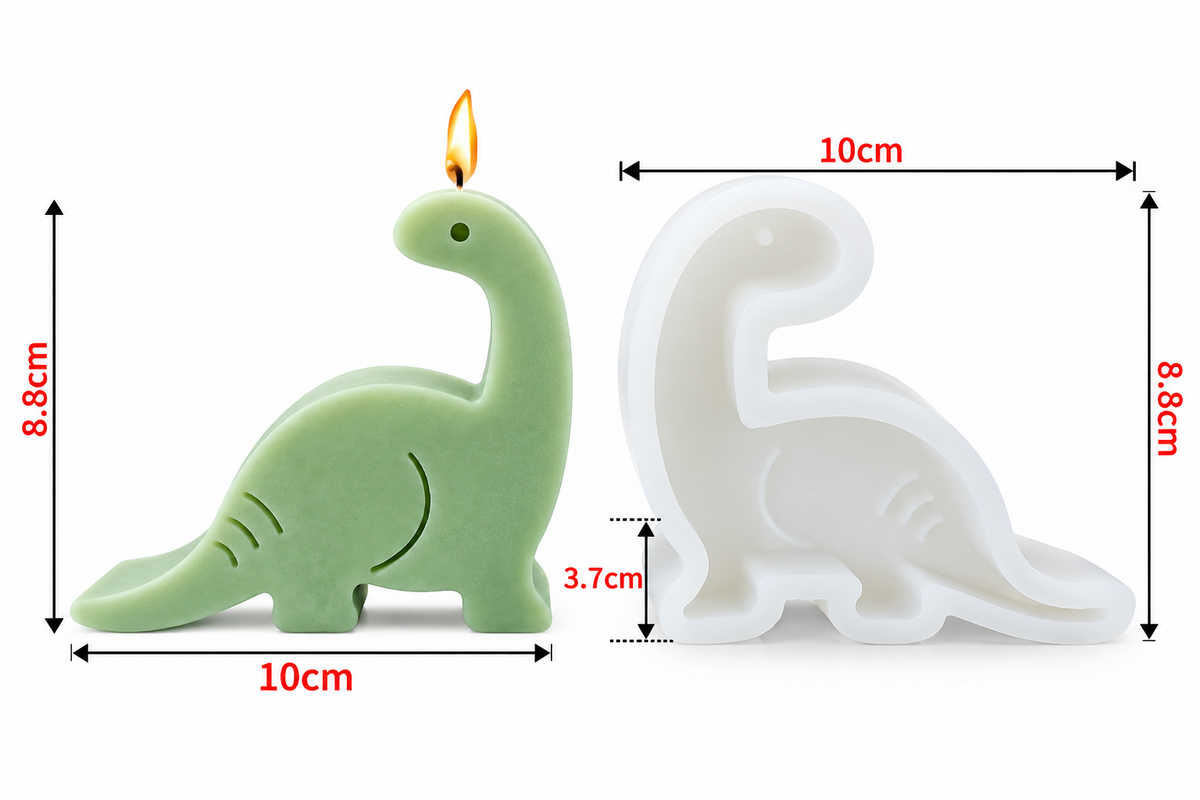3D Dinosaur Silicone Candle Mold DIY Candle Making Decorative Crafts & Handmade Gifts