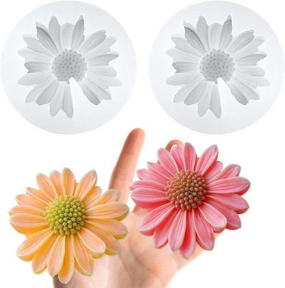 Daisy Flower Silicone Mould for Chocolate  Candy Jelly Soap Resin Candle
