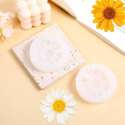 Daisy Flower Silicone Mould for Chocolate  Candy Jelly Soap Resin Candle