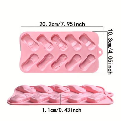 Sports Racing Car Silicone Mold for Chocolate Jelly Candy Gummies and Cake Decoration