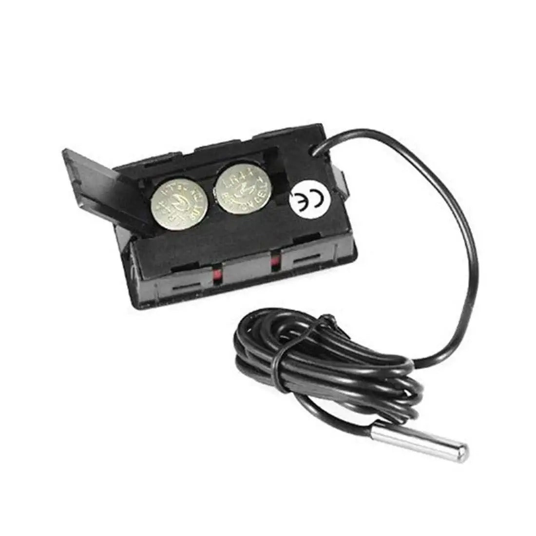 LCD Digital Thermometer Sensor Wired for Room Temperature