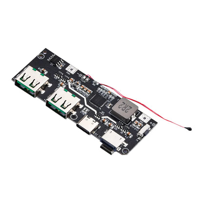 5 Port Dual USB Micro/Type-C 5V 4.5A 22.5W Mobile Power Bank 18650 Charging Module QC4.0 QC3.0 LED with NTC Temperature Protection