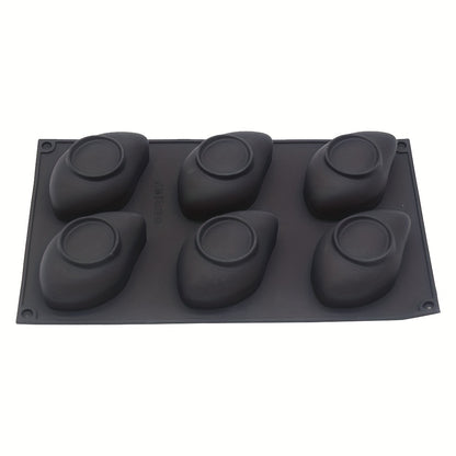 6 Cavity 3D Mango Shape Silicone Mould Chocolate Jelly Pudding Ice Cream & Frozen Desserts