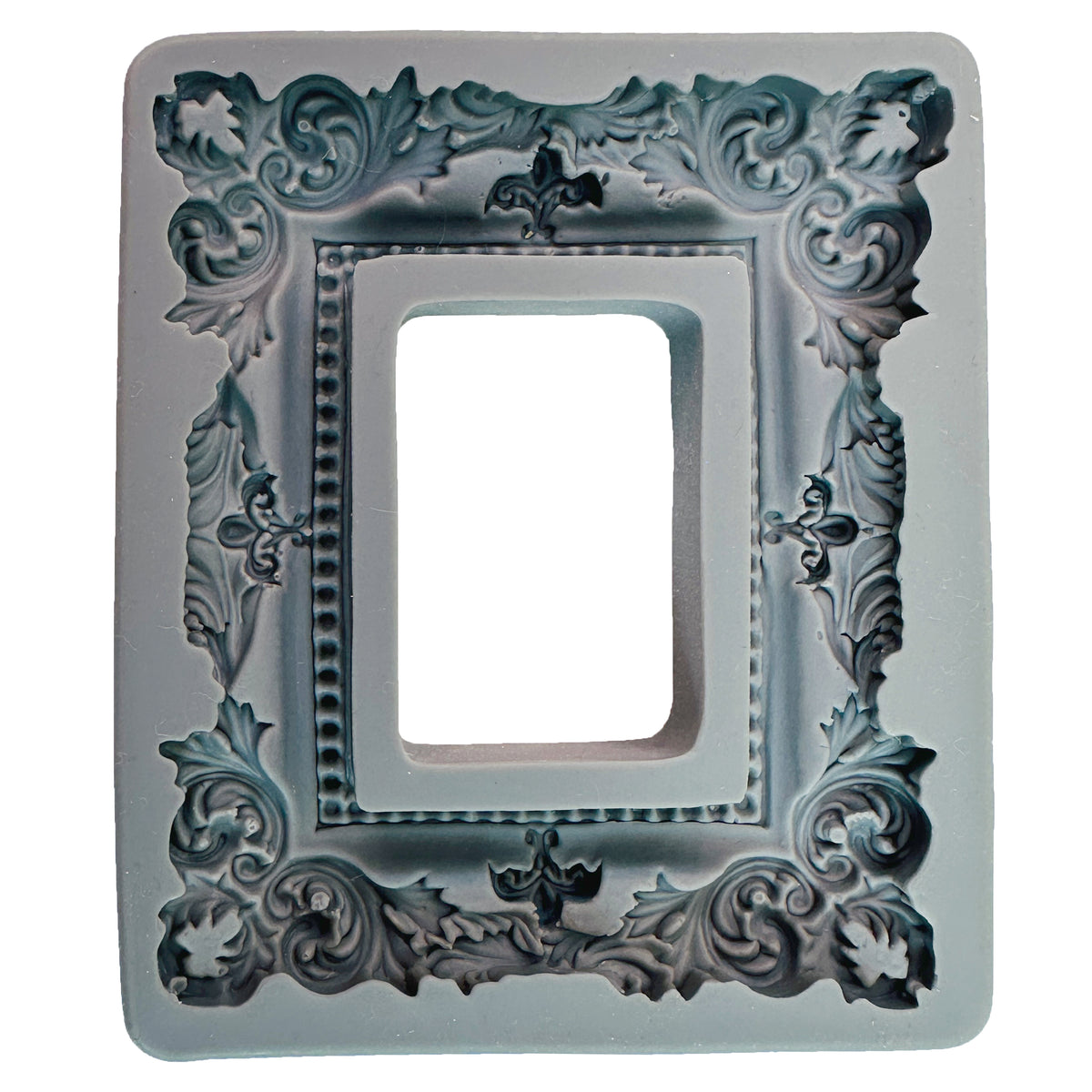 Ornate Baroque Frame Silicone Mold for Cake Decoration Fondant Chocolate Soap