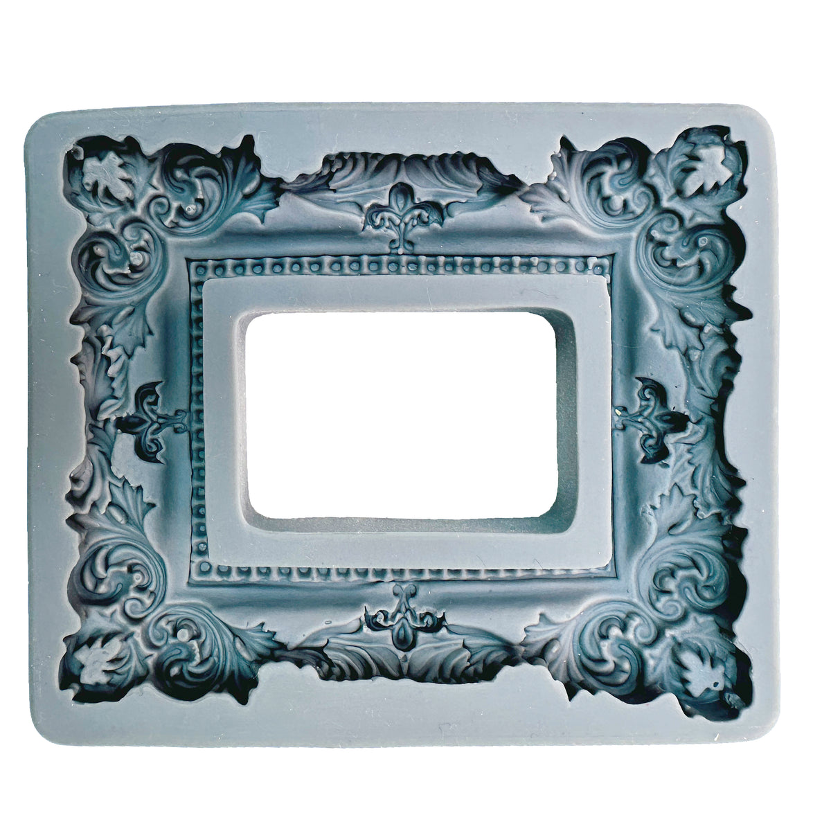 Ornate Baroque Frame Silicone Mold for Cake Decoration Fondant Chocolate Soap