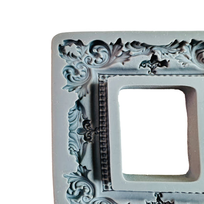 Ornate Baroque Frame Silicone Mold for Cake Decoration Fondant Chocolate Soap