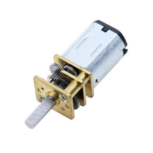 2PCS N20 3.7V - 6V 100 RPM Micro Gear Reduction DC Motor with 30:1 Metal Gearbox For RC Car Robot Toys DIY Motor