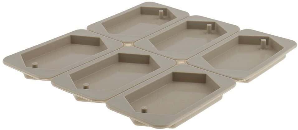6 Cavity Hexagon Silicone Mould for Wax Sachets Soap Bars Fragrance Tablets and DIY Crafts
