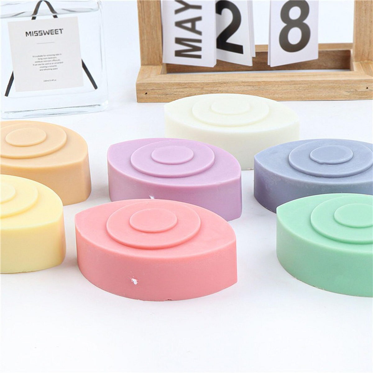 Evil Eye Silicone Candle Mold 3D Geometric Eye Shape Mold for DIY Candle Making