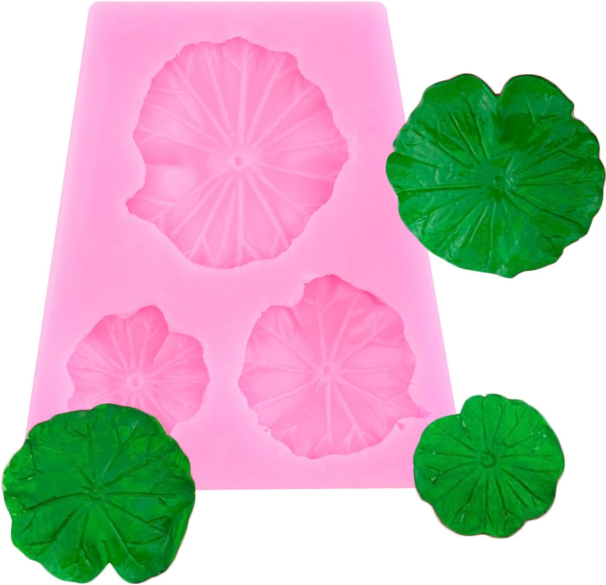3D Lotus Leaf Silicone Mold Cake Decorating Cupcake Toppers Candy Gum Paste