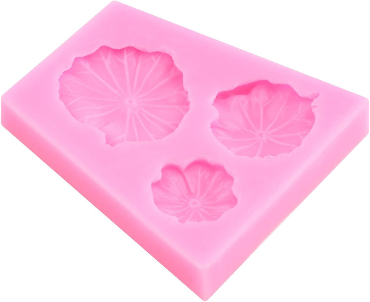 3D Lotus Leaf Silicone Mold Cake Decorating Cupcake Toppers Candy Gum Paste
