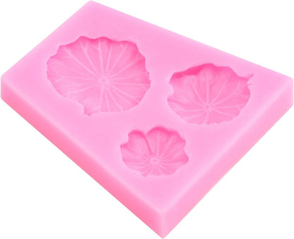3D Lotus Leaf Silicone Mold Cake Decorating Cupcake Toppers Candy Gum Paste