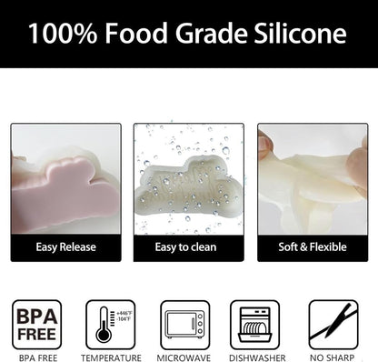 Merry Christmas Cursive Italic Mould, White Christmas Candle Mould