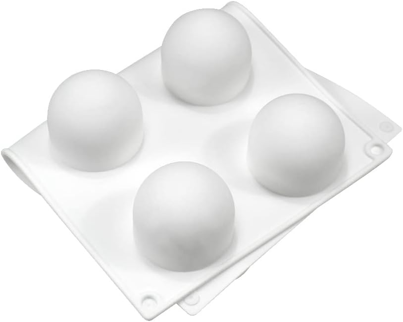 8 Cavity Truffle Sphere Ball Silicone Entremet Mould Chocolate Pudding Jelly Ice Cream Candy