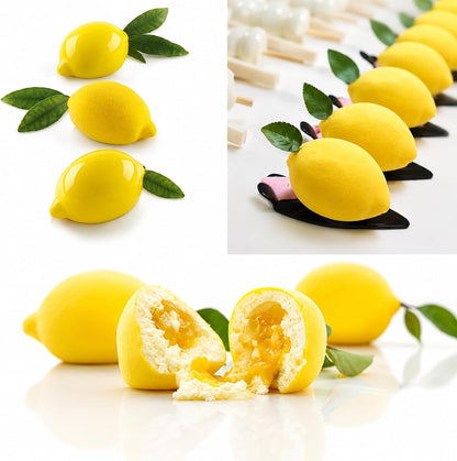 15 Cavity Lemon Shape Silicone Mould for Chocolate Jelly Pudding Candy Ice Cream