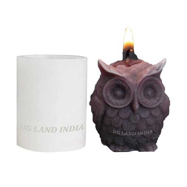 3D SMALL Owl Silicone Candle Mold Decorative Candles Home Décor & Handmade Crafts