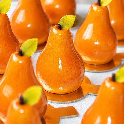 3D Pear Shape Silicone Mousse Cake Mold Chocolate Pastry Dessert Jelly Pudding Candy