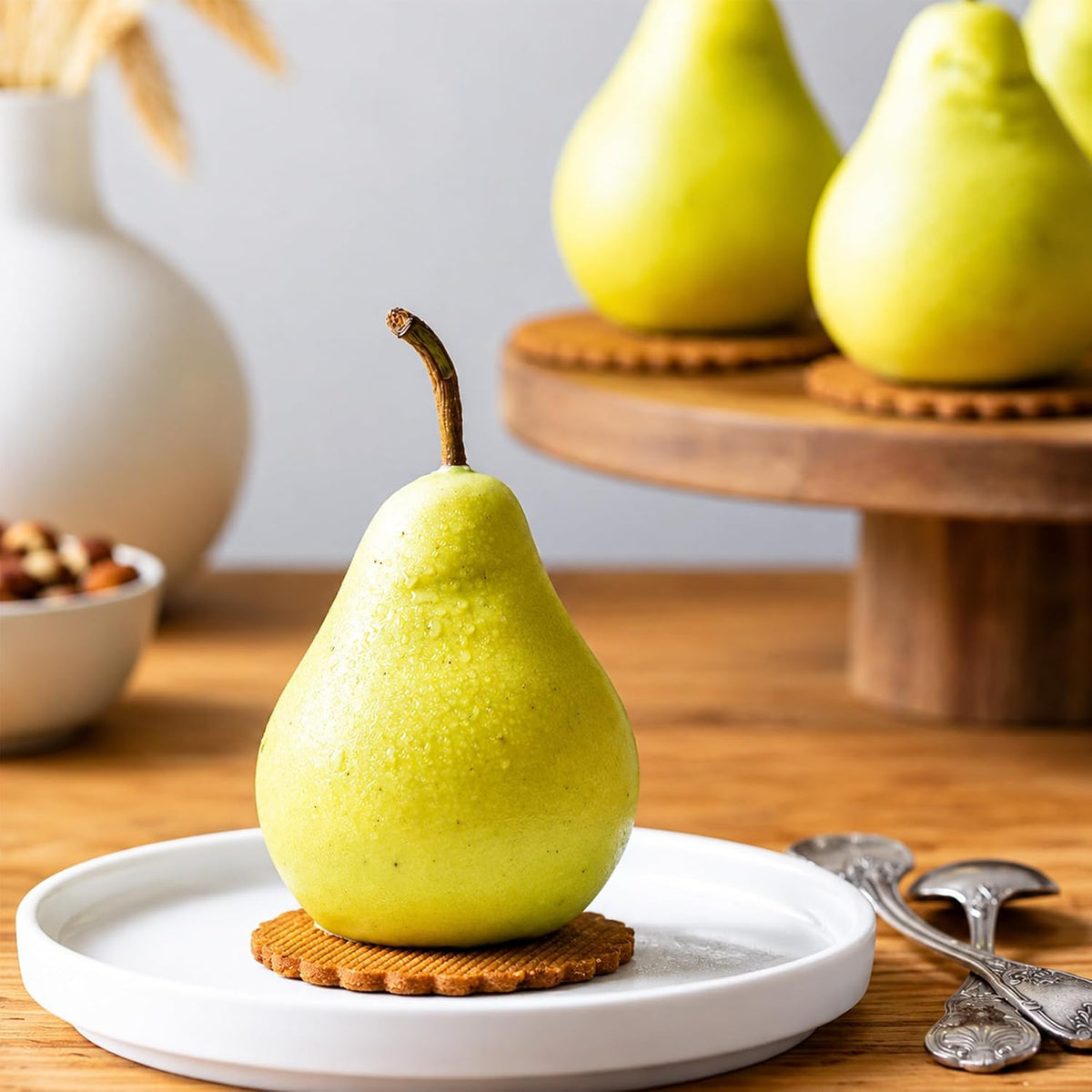 3D Pear Shape Silicone Mousse Cake Mold Chocolate Pastry Dessert Jelly Pudding Candy