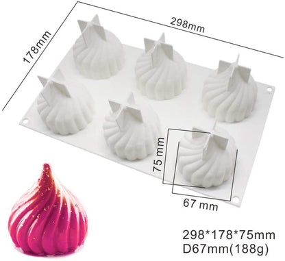 3D Modak Silicone Mould for Candle Making Soap Resin Chocolate Candy & Mousse