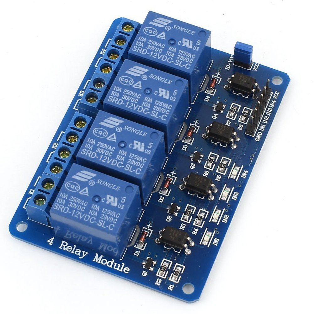 12V 4 Channel Relay Board