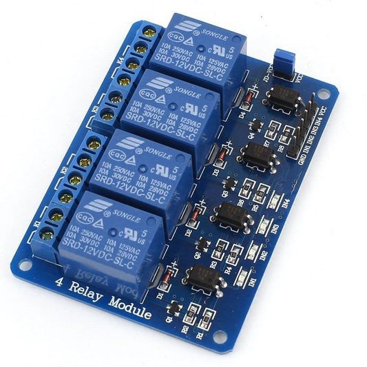 12V 4 Channel Relay Board