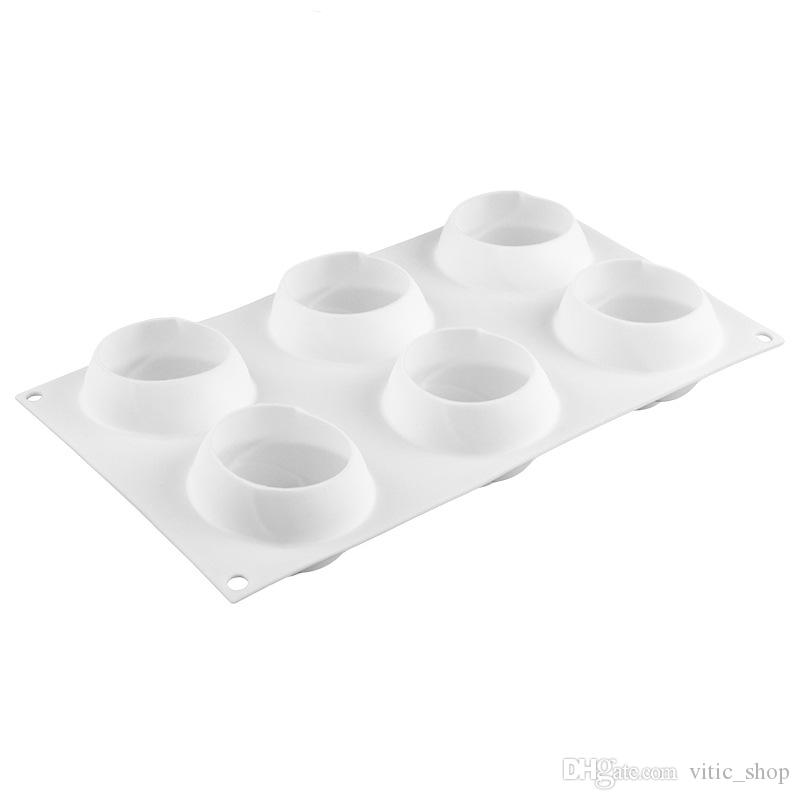 6 Cavity 3D Rose Shape Silicone Mould Chocolate Fondant Ice Cream & Homemade Soap