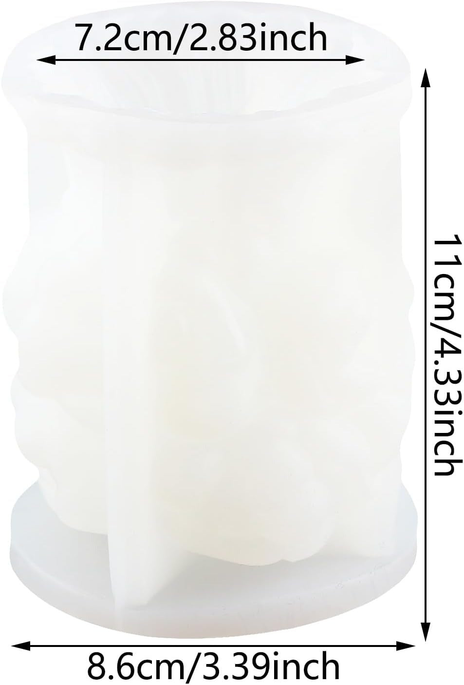 3D Rose Flower Silicone Candle Mould DIY Wax Soy Candle Home Decor & Gifting