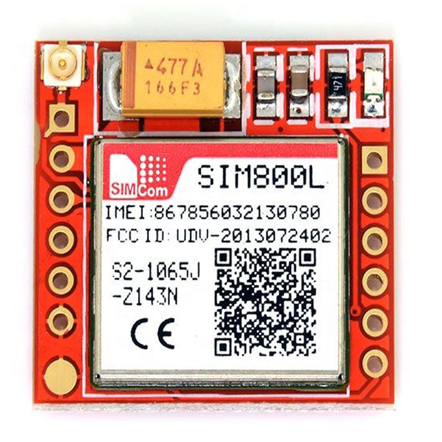 SIM800L GPRS GSM Module Core Board Quad-band TTL Serial Port with the antenna