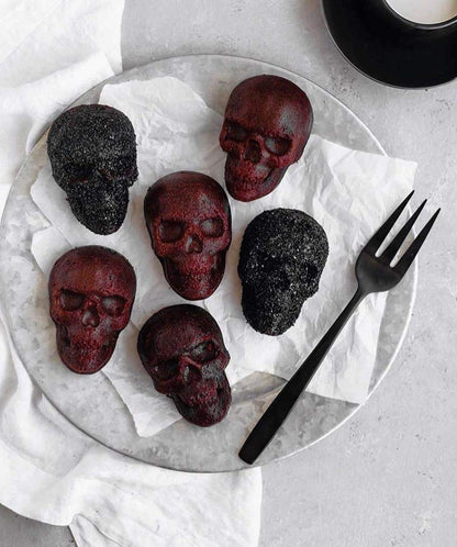 3D Skull Head Silicone Candle Mold DIY Candles Wax Soap Resin & Decorative Crafts (Large)