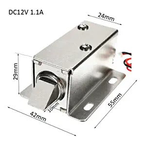 DC Cabinet Door Lock Electric Lock Assembly Solenoid