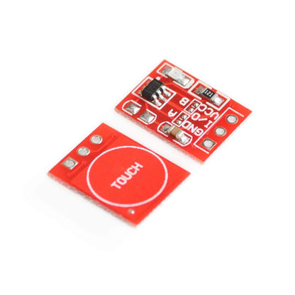 TTP223 1-Channel Capacitive Touch Sensor Module Red Color