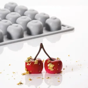 35 Cavity Cherry Silicone Mould for Chocolate Candy Cake Decoration and Homemad Dessert