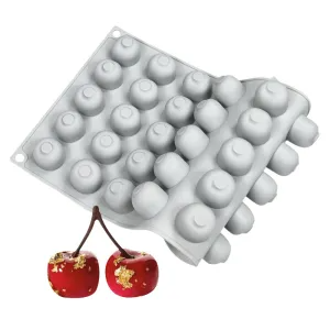 35 Cavity Cherry Silicone Mould for Chocolate Candy Cake Decoration and Homemad Dessert