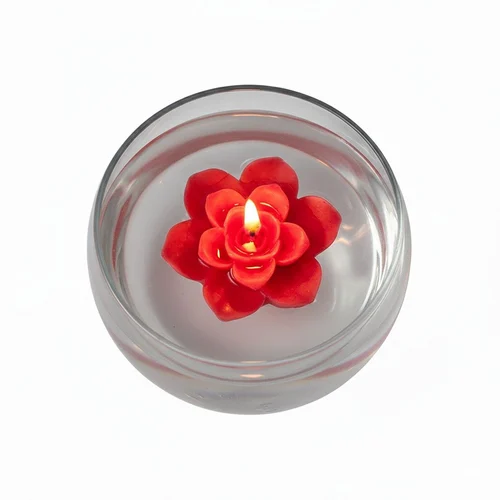 3D Floating Rose Flower Silicone Candle Mould for Scented Candles Soap Plaster & DIY Crafts