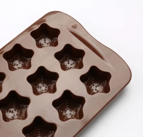 3D 15 Cavities Star Silicone Chocolate Mould Baking Mold Cups Handmade ice Moulds Jelly Gummy Chocolate Deserts Molds - UG LAND INDIA