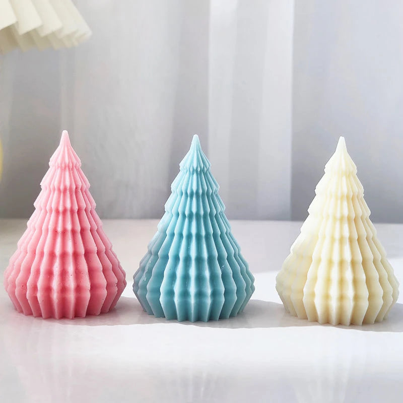 3D Fancy Tree Silicone Candle Mold For Home Decoration DIY Art And Craft - UG LAND INDIA