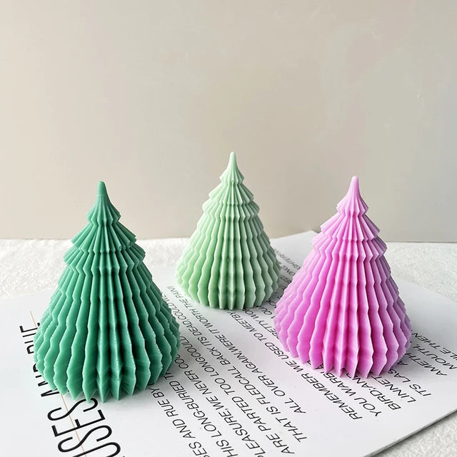 3D Fancy Tree Silicone Candle Mold For Home Decoration DIY Art And Craft - UG LAND INDIA