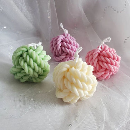 3D Knot Rope Yarn Wool Silicone Mold, Candle Making Mould, Resin Molds - UG LAND INDIA