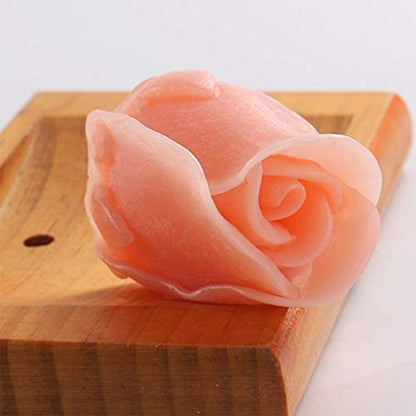 3D Rose Bud Silicone candle Mold soap mould wax mold - UG LAND INDIA