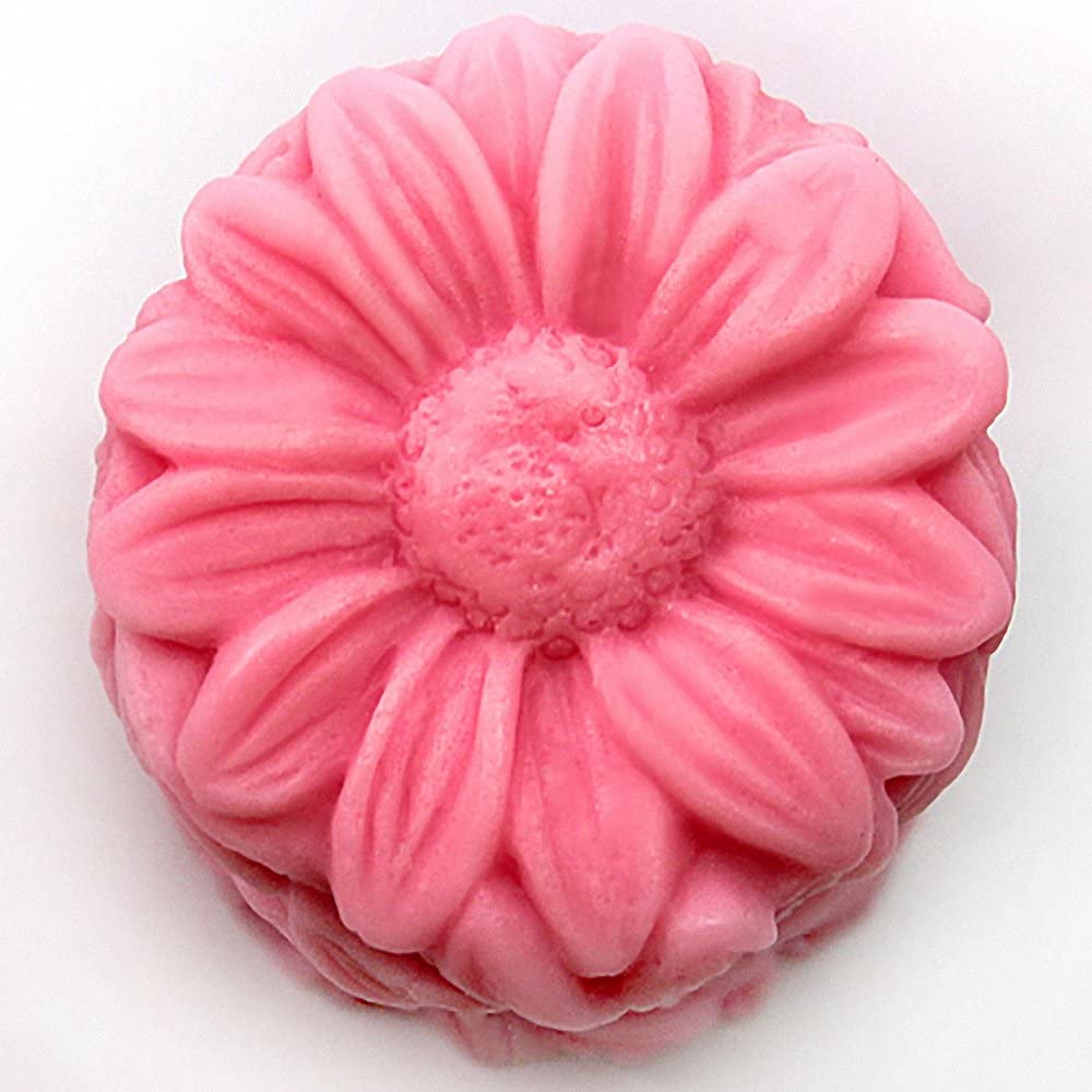 Silicone Floral Flower Pillar Candle Mold Sunflower Shape Candle Mould - UG LAND INDIA