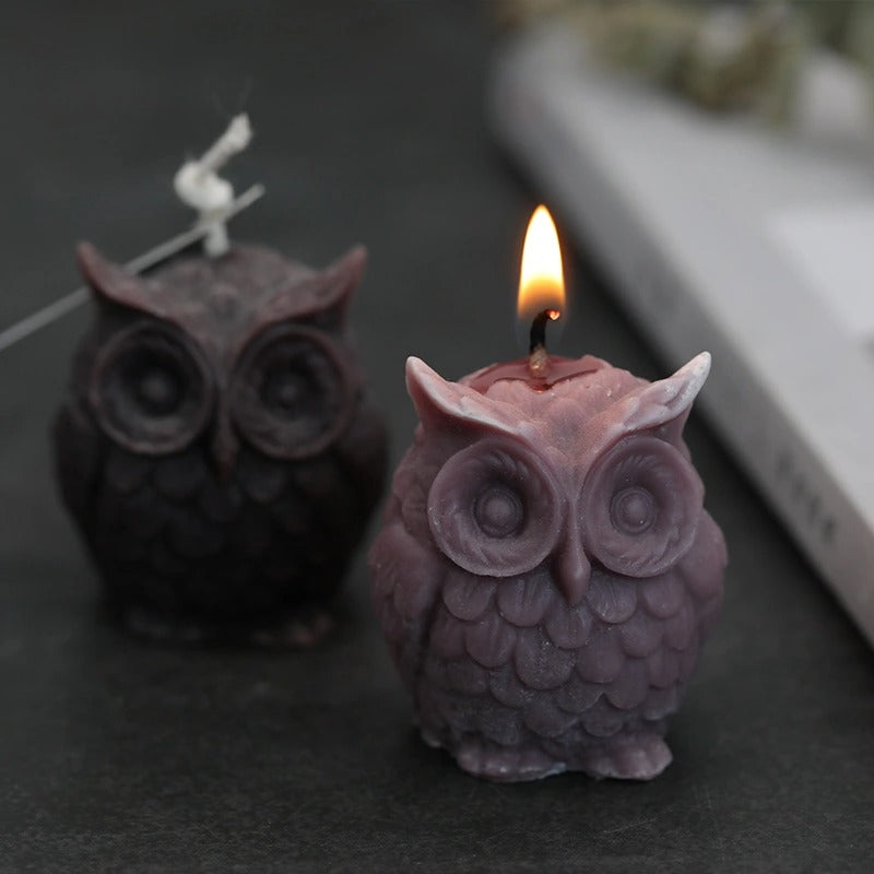 3D Owl Silicone Candle Mold DIY Fun Craft Mould for Cake Decorating, - UG LAND INDIA